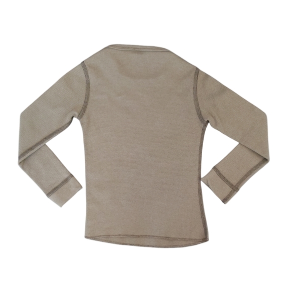 American Apparel kids t-shirt lot boys 4T red grey olive long sleeve 3 pc unisex - Picture 6 of 7